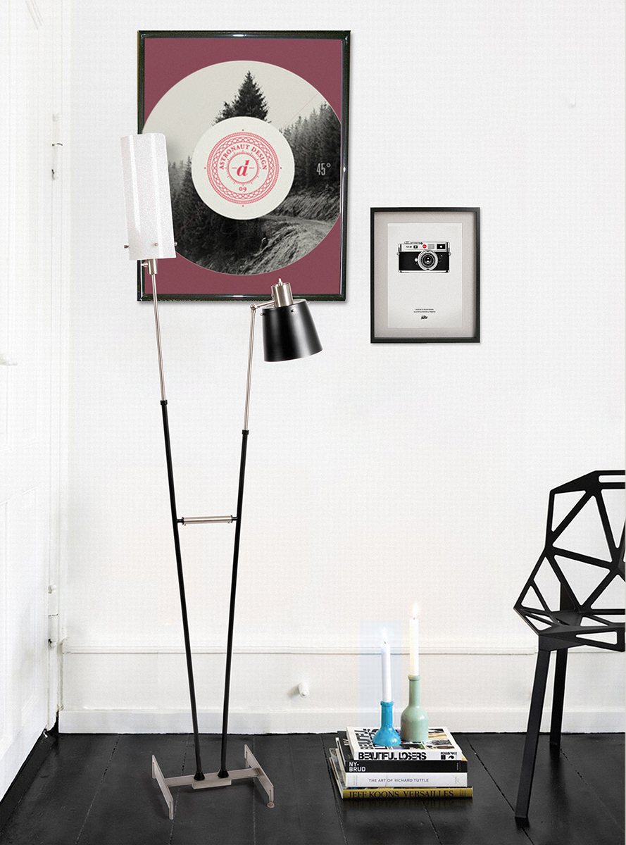 Trombonist Stehlampe