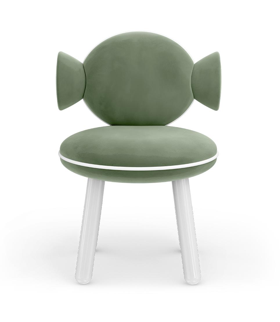 Lollipop grüner Pouf‑Sessel