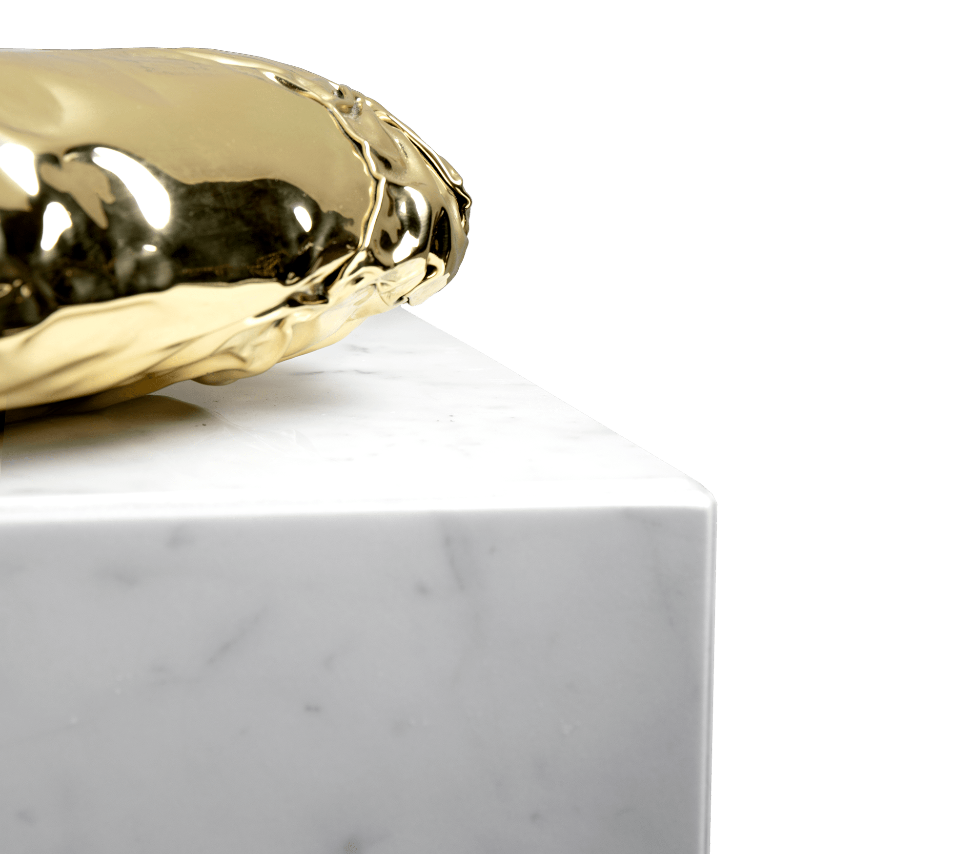 Megalith Carrara‑Beistelltisch