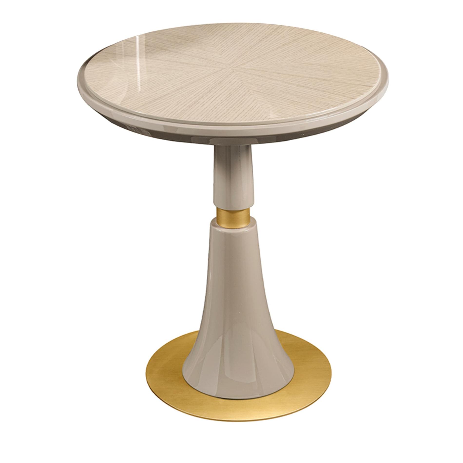 Prestige Beigefarbener Beistelltisch | Dimensions: Ø 45 x H 49 cm