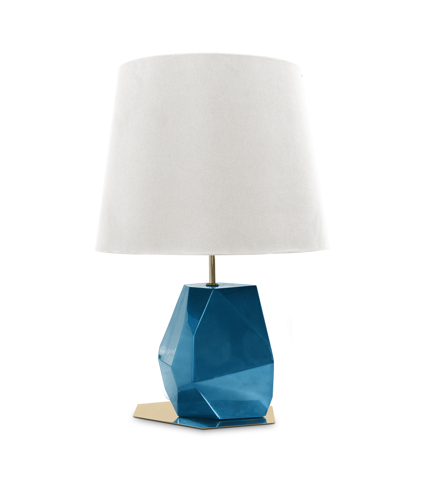 Essence Kleine blaue Tischlampe
