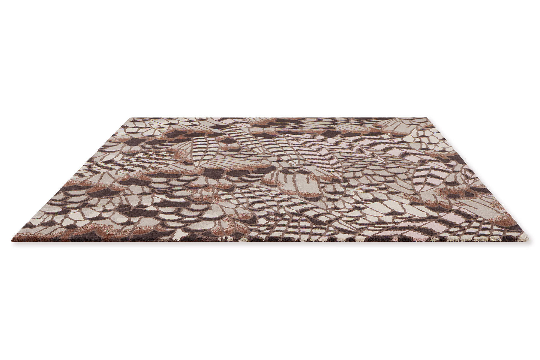 Feathers Natural 162404 Teppich | Größe: 250 x 350 cm