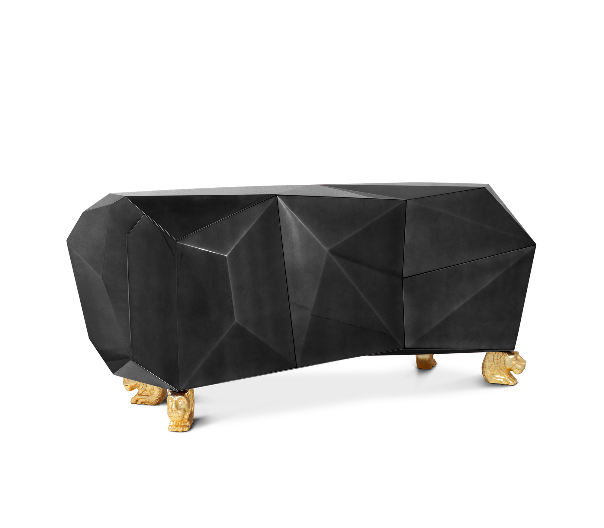 Prism Schwarzes Sideboard