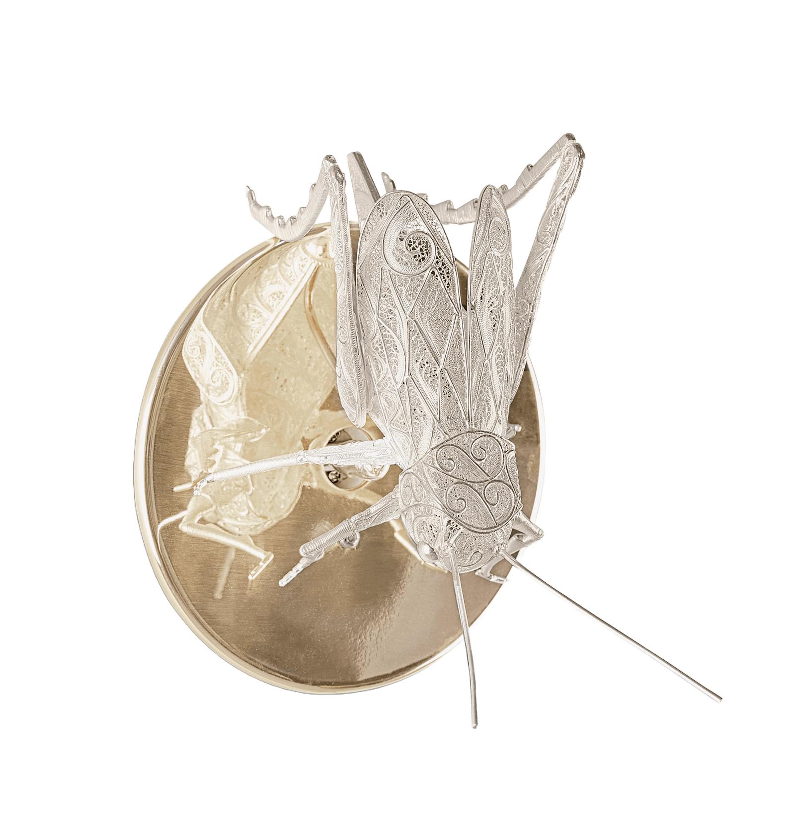 Filigran‑Cricket Wandleuchte