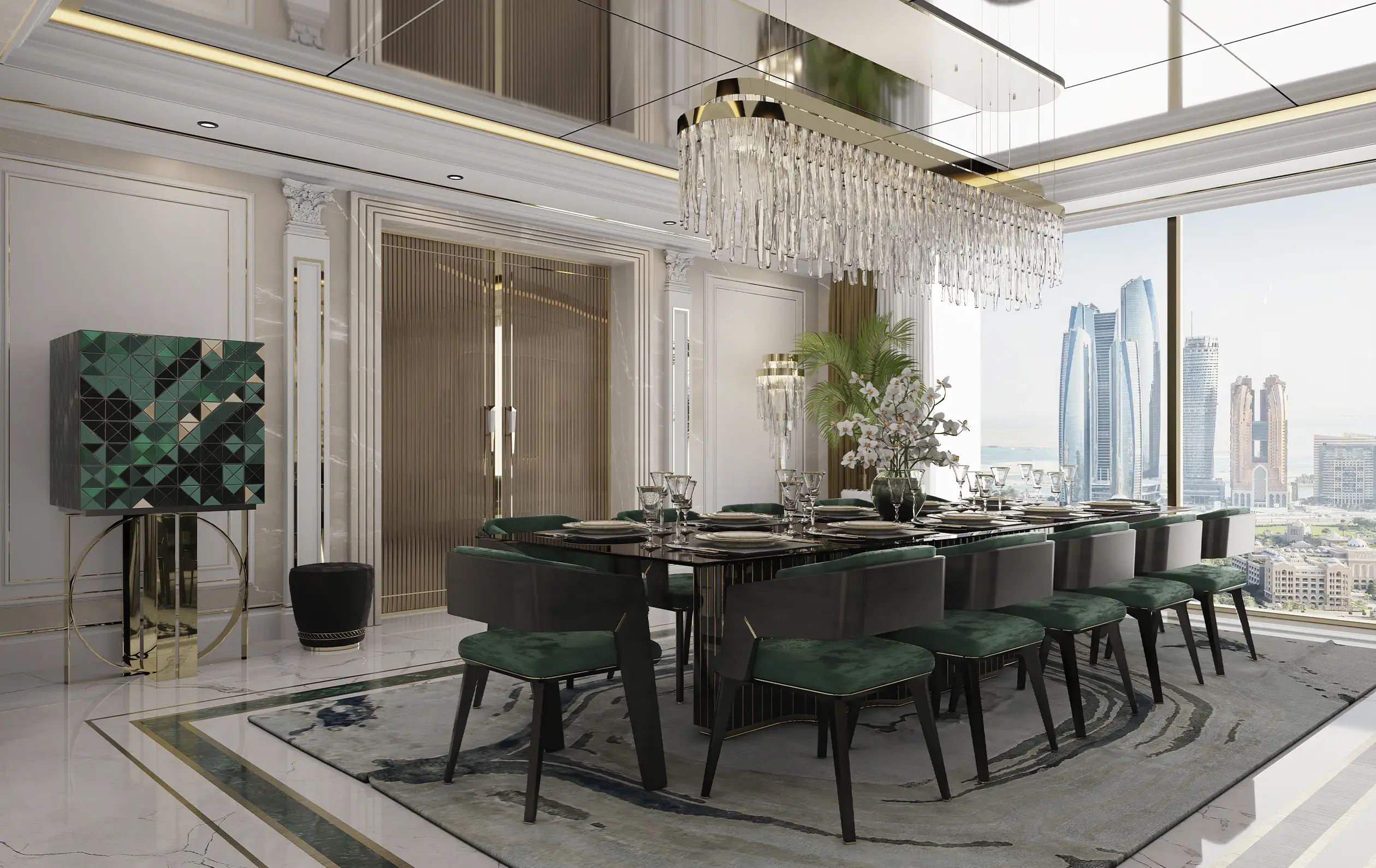 Tower Snooker‑Pendelleuchte - 1