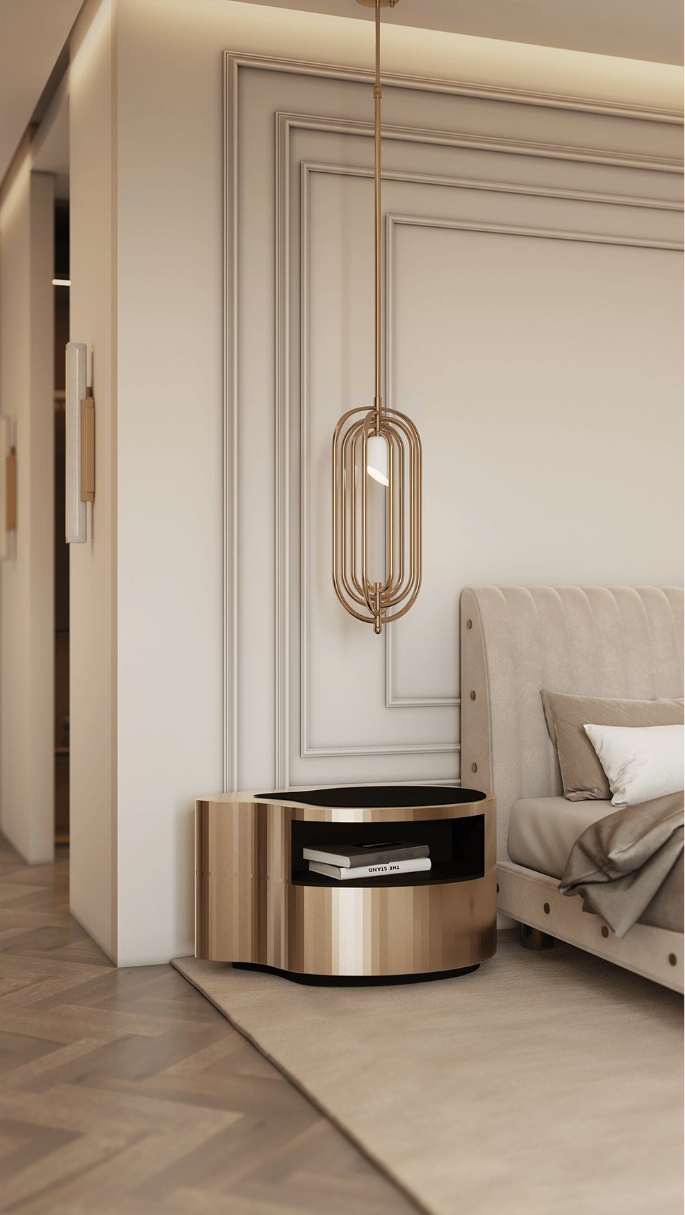 Crest Gold Nachttisch