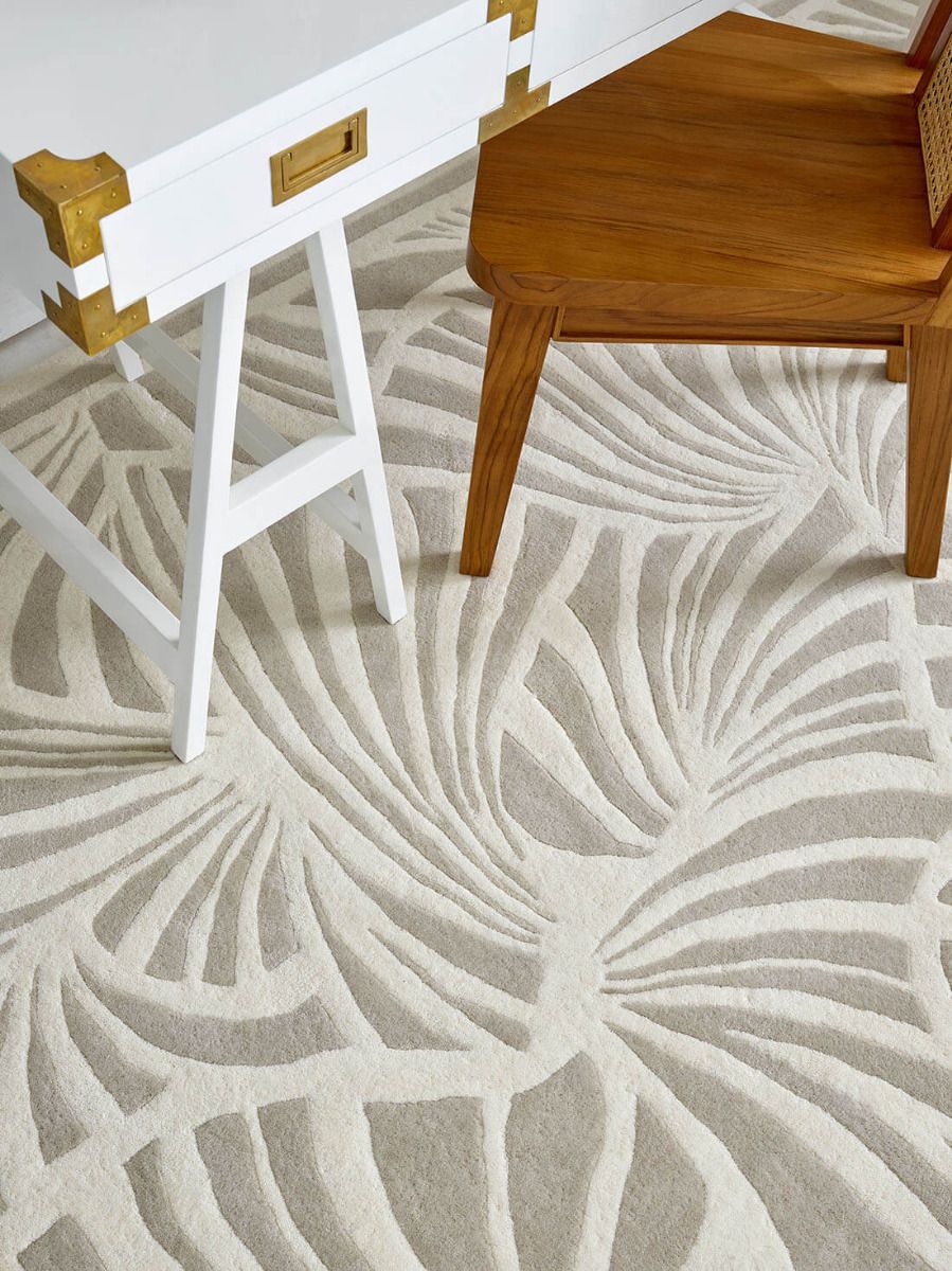 Japanese Fans Ivory Teppich | Größe: 120 x 180 cm