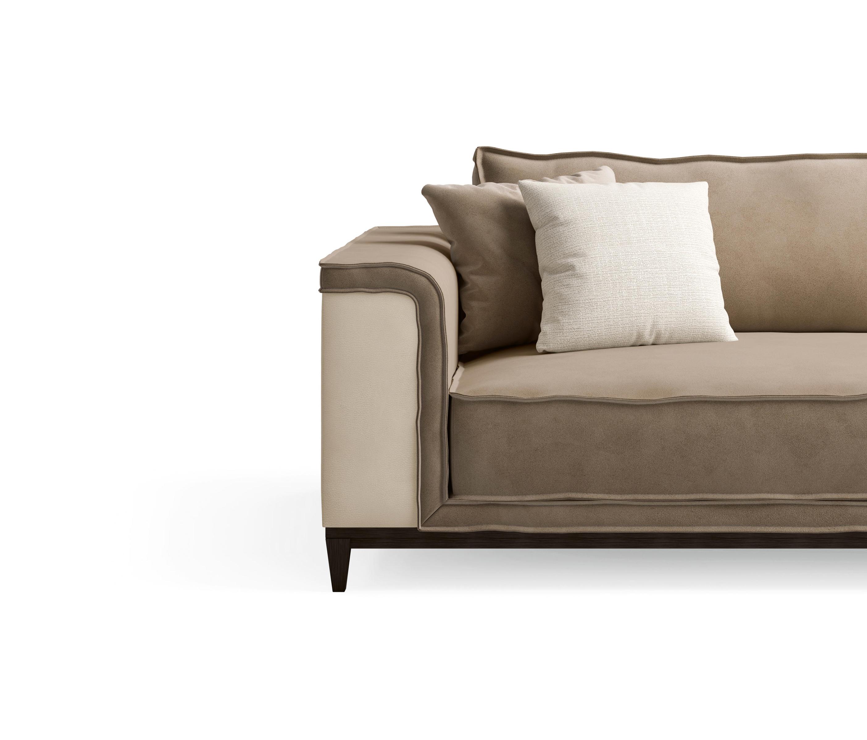 Modernes italienisches Ledersofa | Konfiguration: 2‑Sitzer
