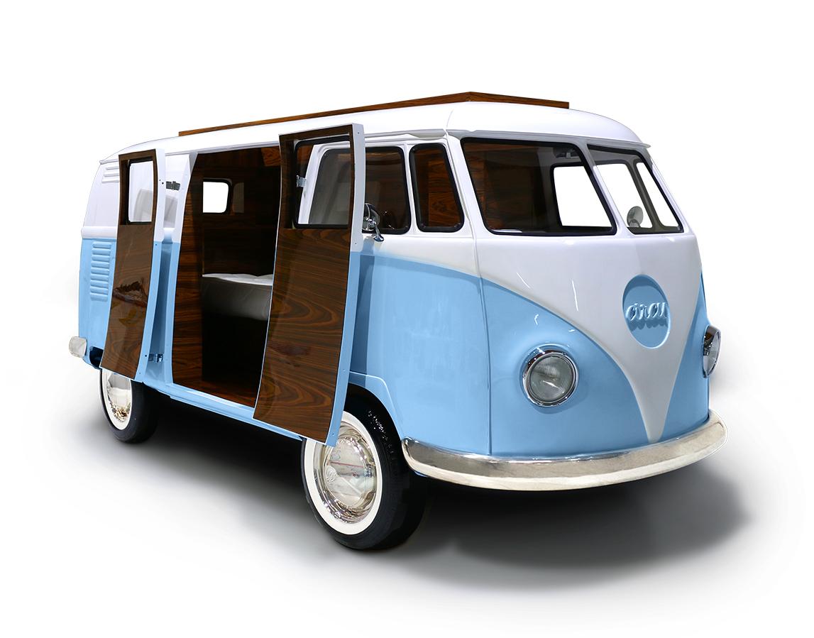 Traveler’s Caravan blaues Schlafzimmer‑Set