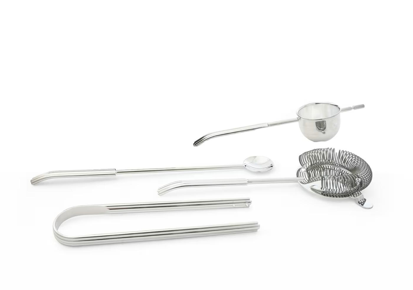 Professionelles versilbertes Bar‑Set