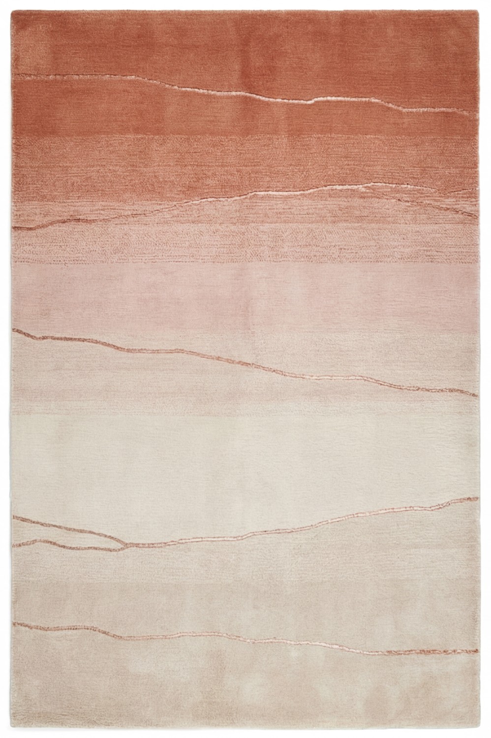 Horizon Gradient Rose Teppich
