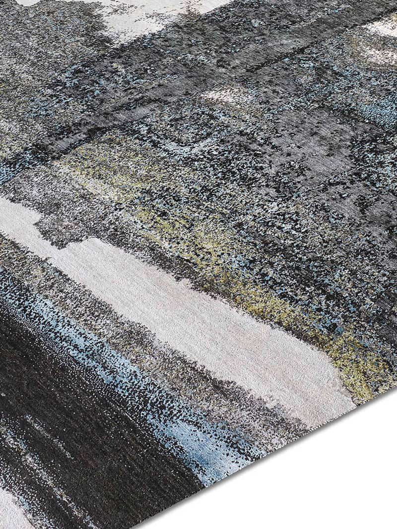 GreenRust auf Hellgrau Teppich | Größe: 122 x 183 cm