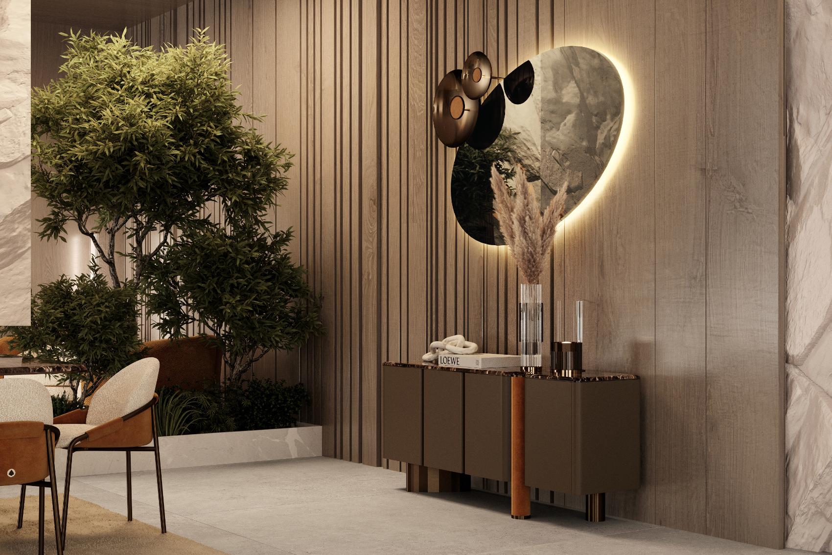 Bon Ton Ovaler Wandspiegel