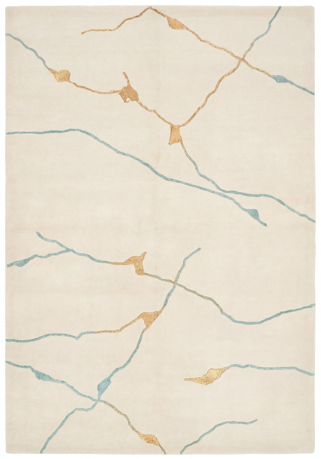 Golden Veins Ivory Teppich