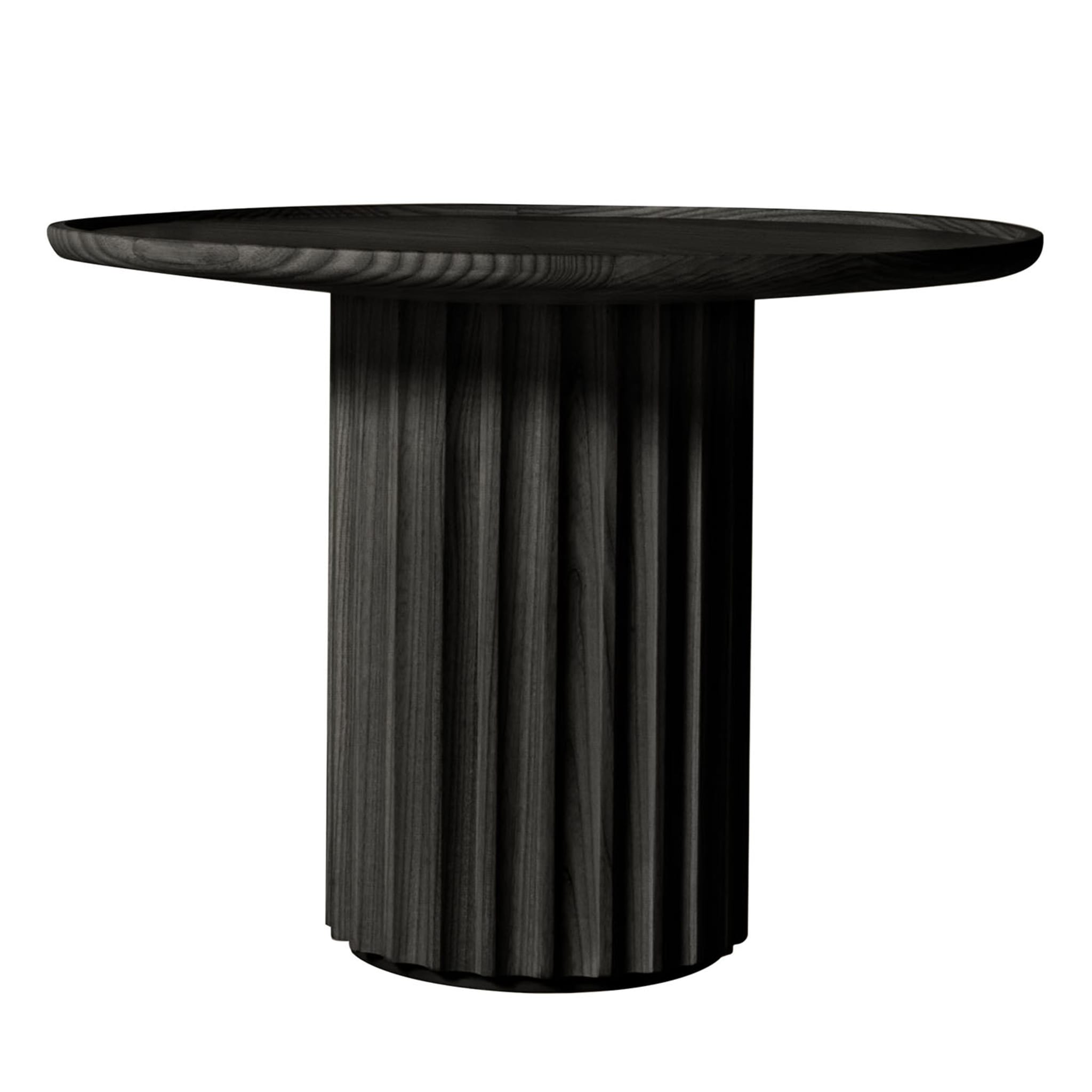 Capitello Schwarzer Couchtisch | Dimensions: Ø 40 cm