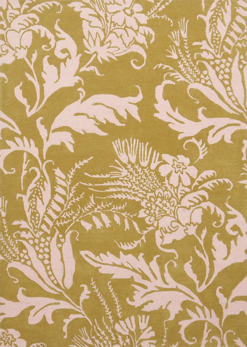 Baroque Yellow 162906 Teppich | Größe: 140 x 200 cm