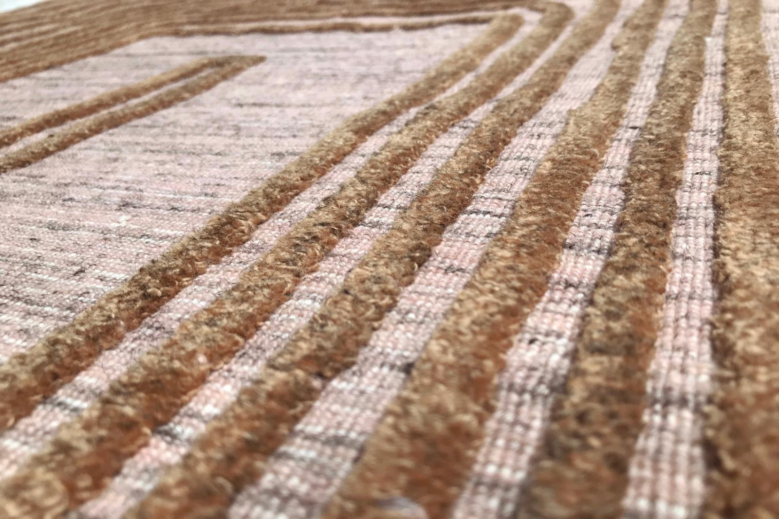 Flow 1 Misty Rose Teppich | Größe: 200 x 300 cm