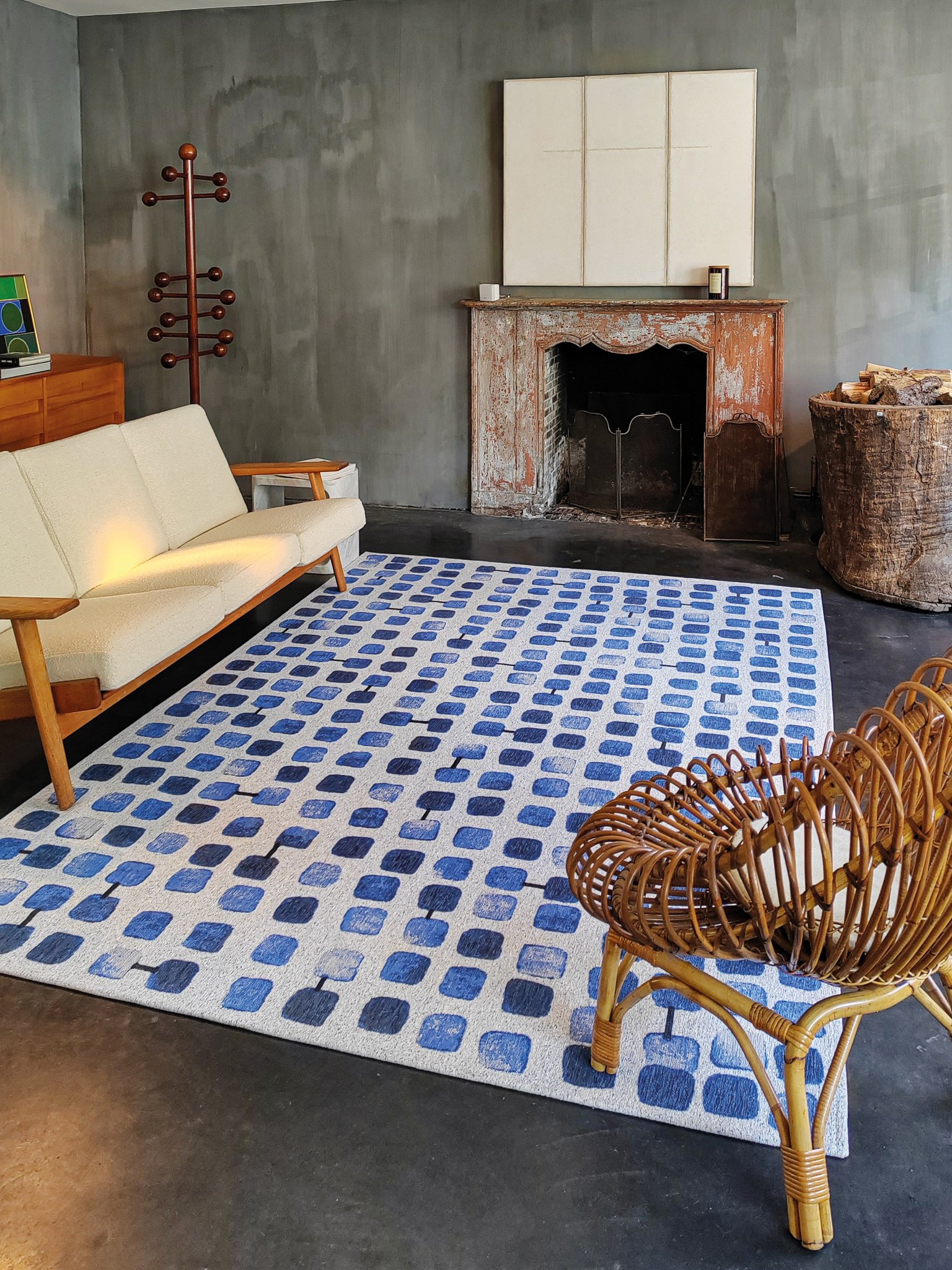 Amparo Blues 9348 Teppich | Größe: 80 × 150 cm