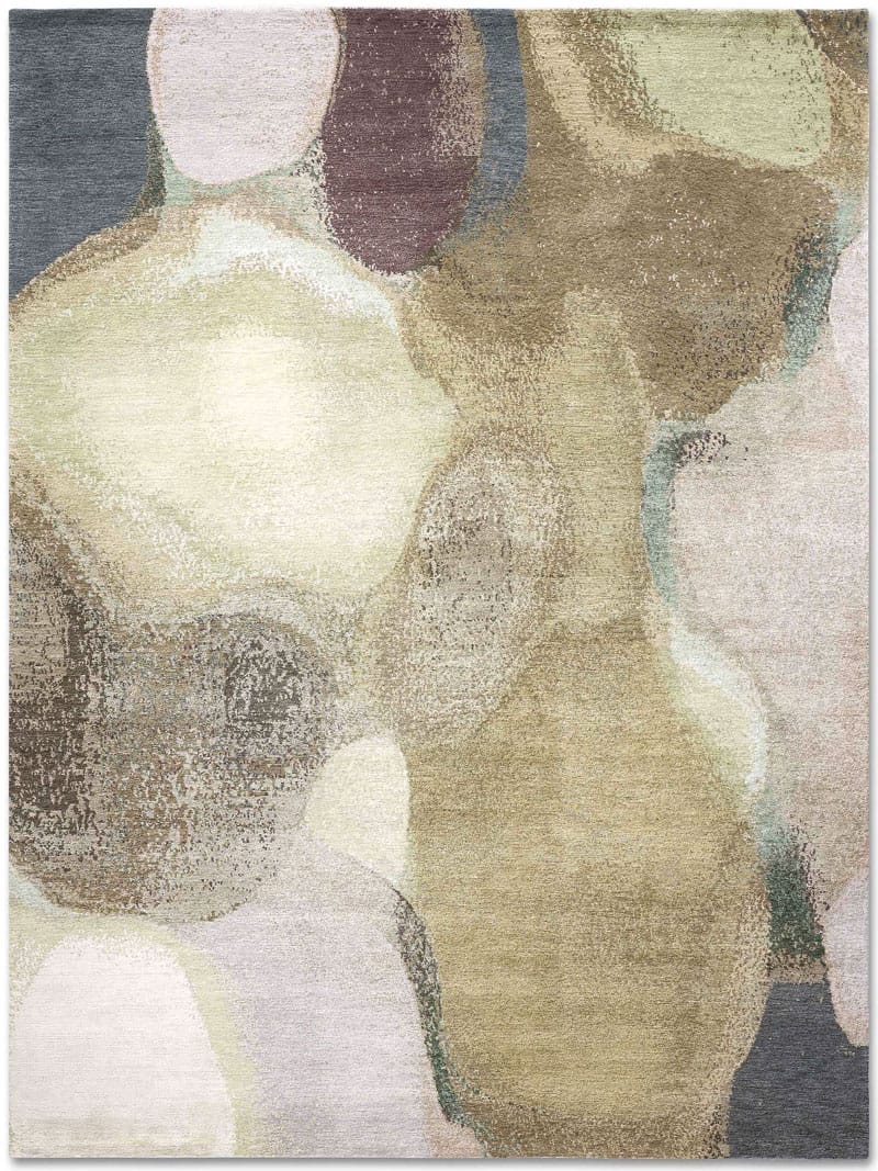 Olive Teppich | Größe: 365 x 457 cm