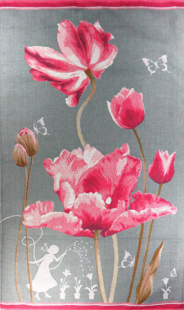 Tulpen Wandteppich