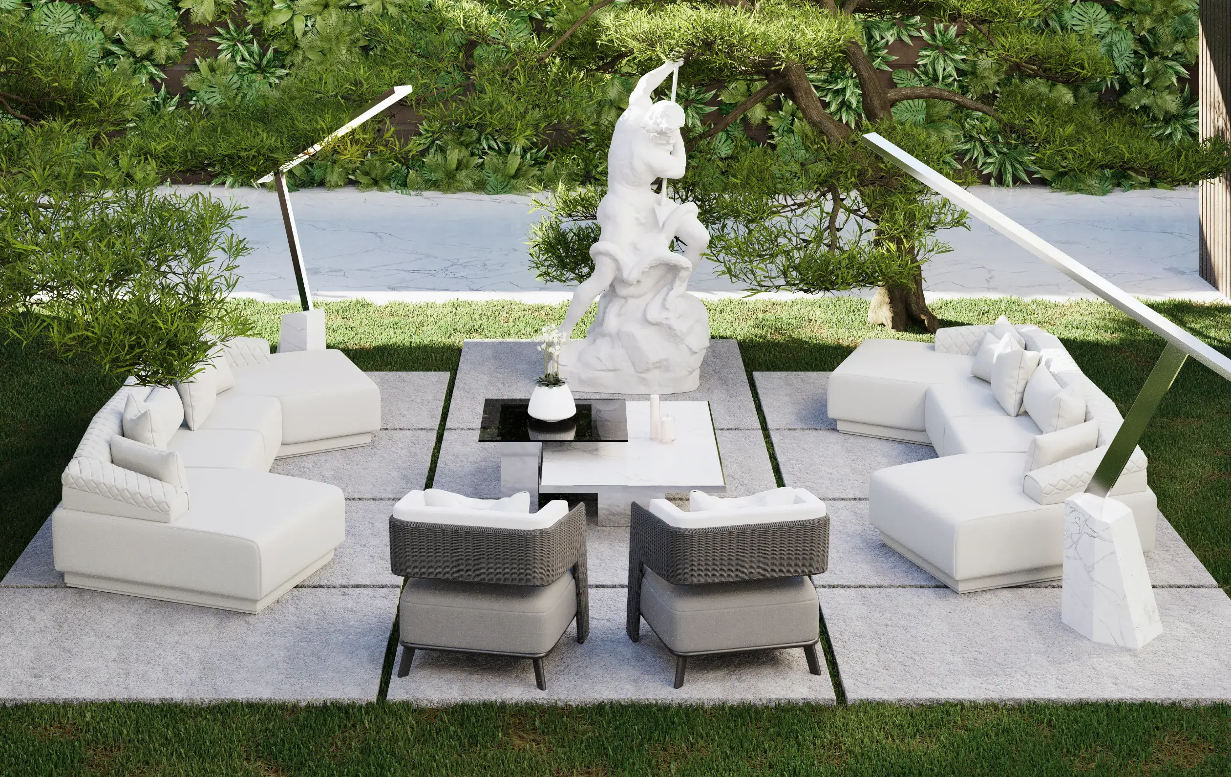 Serpent Outdoor‑Sofa