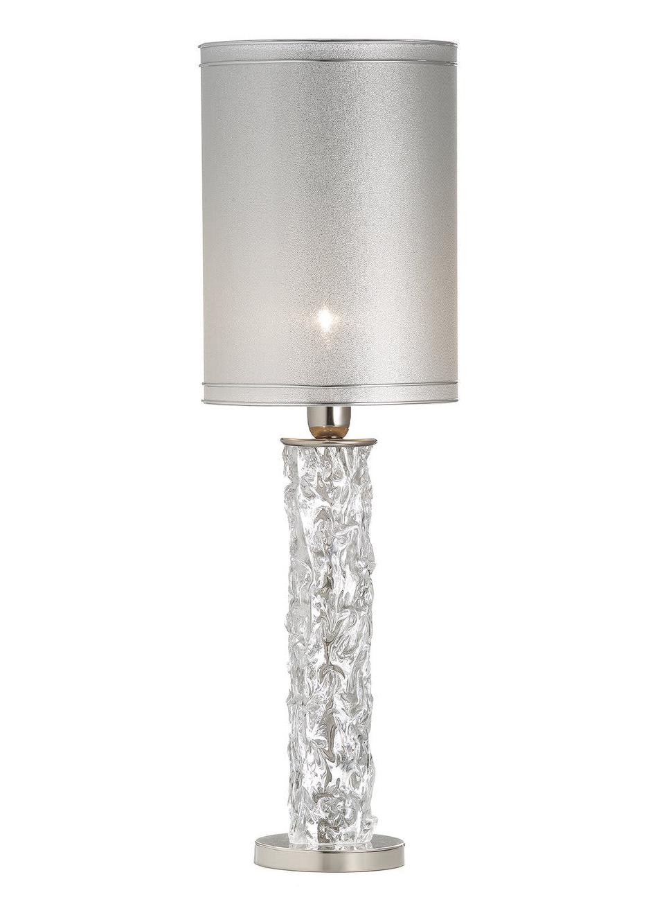 Murano Gekniffenes Glas-Tischlampe