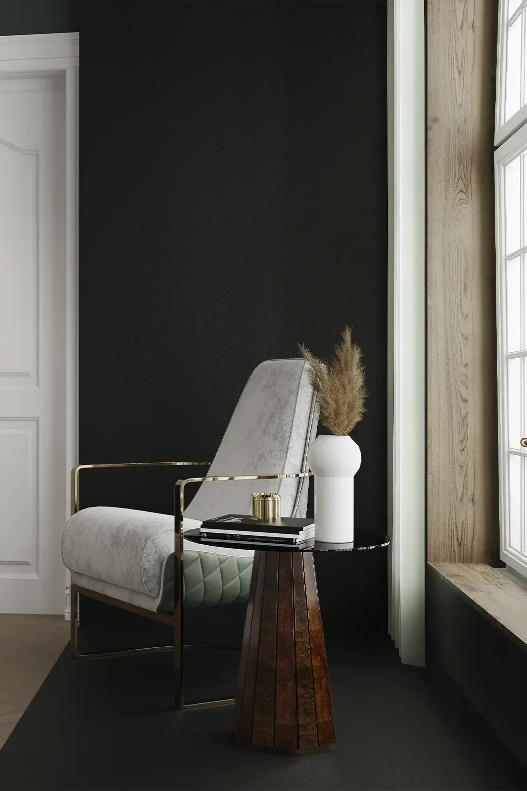 Radiance II Brauner Beistelltisch - 4