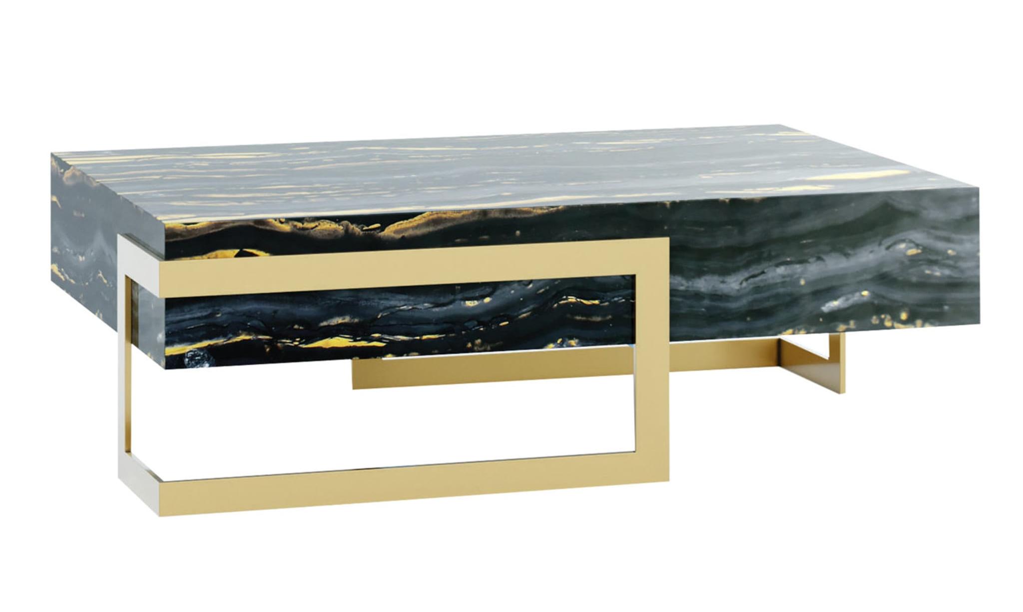 Holbrook Einzigartiger moderner Couchtisch | Konfiguration: Couchtisch 1