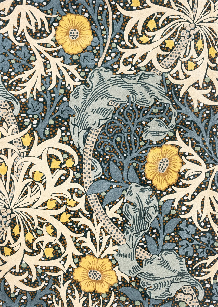 Seaweed teal 127008 Teppich | Größe: 200 x 280 cm