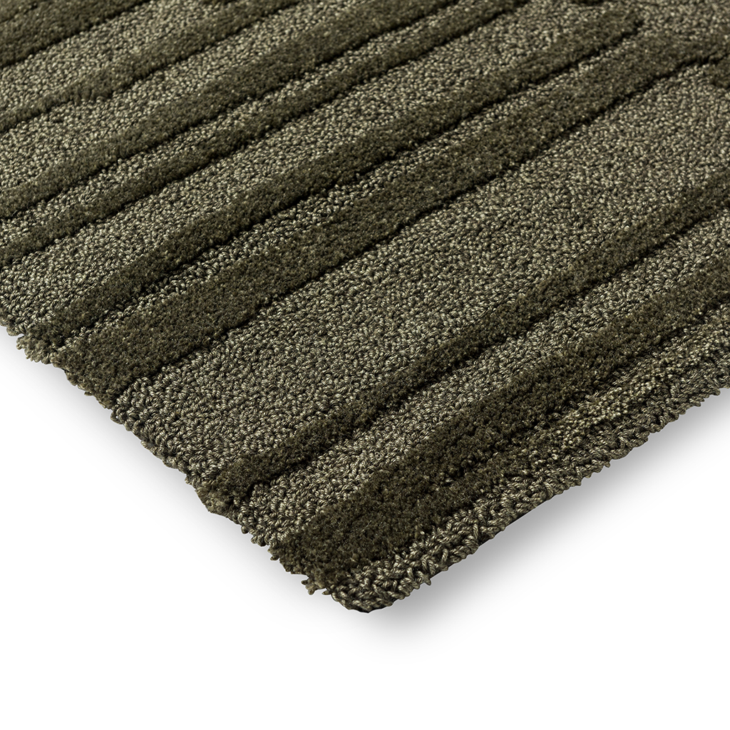 Twinset Terrain Olive Teppich | Größe: 170 x 240 cm