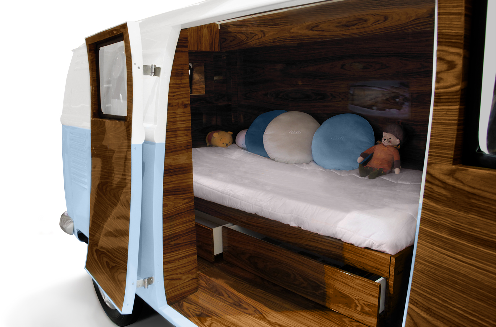 Traveler’s Caravan blaues Schlafzimmer‑Set
