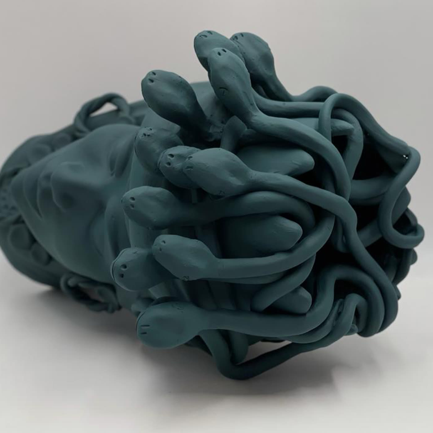 Maure‑Kopf matte Skulptur