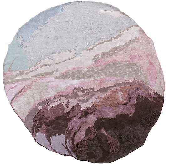 Rose Teppich | Größe: Ø 250 cm