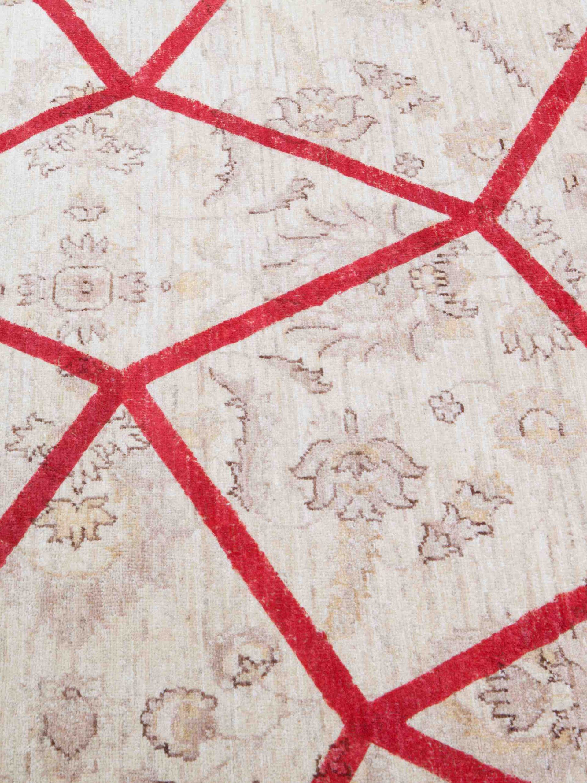 Double Layer Rot Teppich