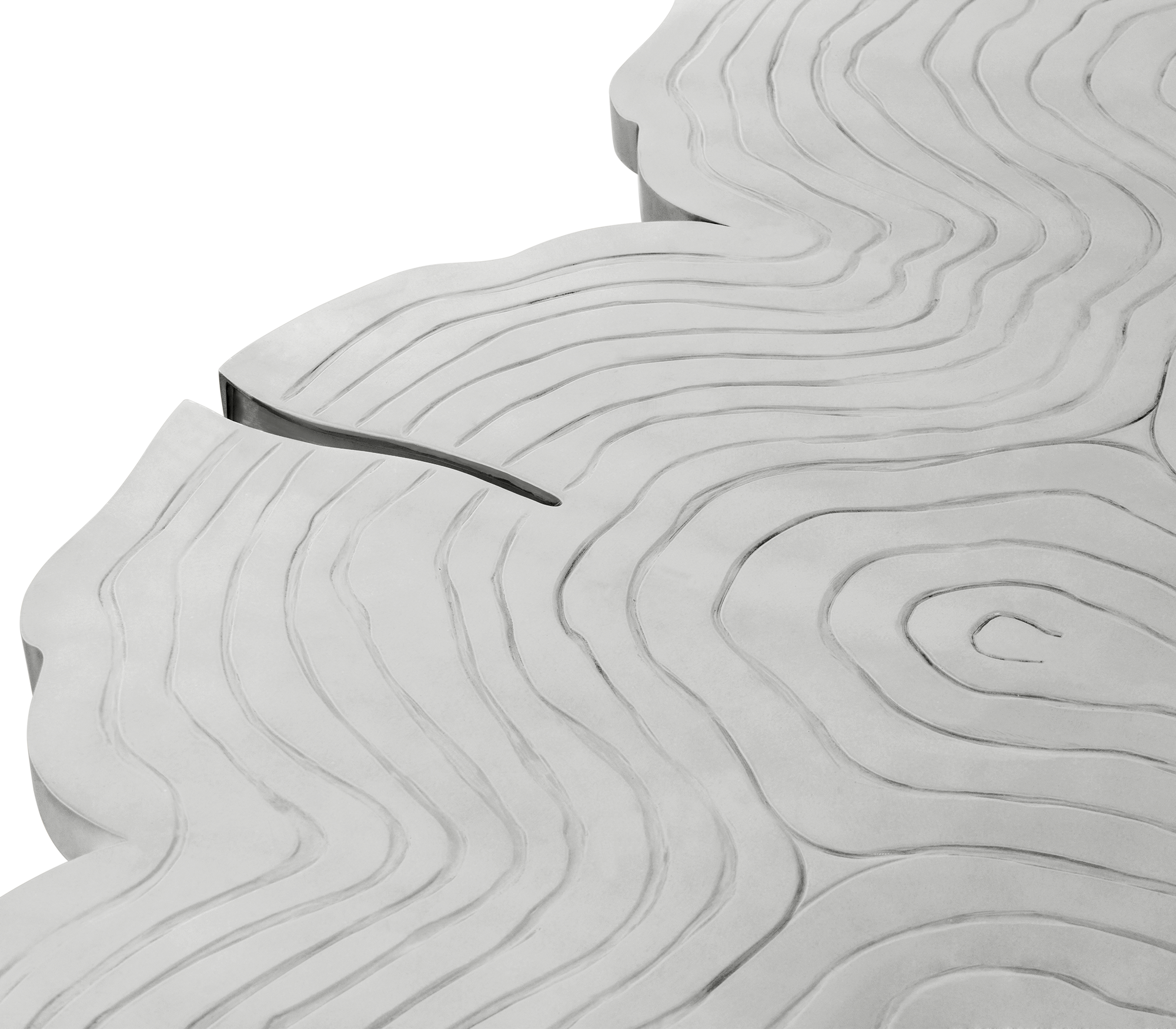 Artisan Edelstahl-Esstisch | Dimensions: B 230 cm