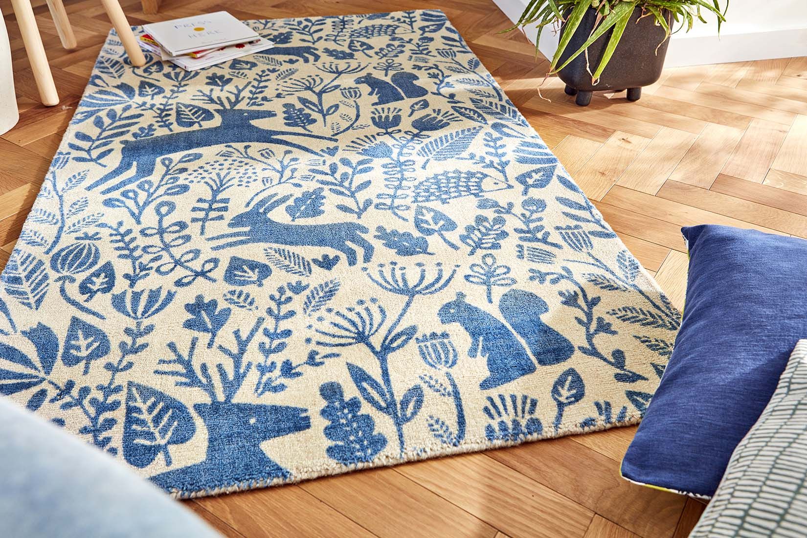 Kelda Kobalt 23508 Teppich | Größe: 120 x 180 cm