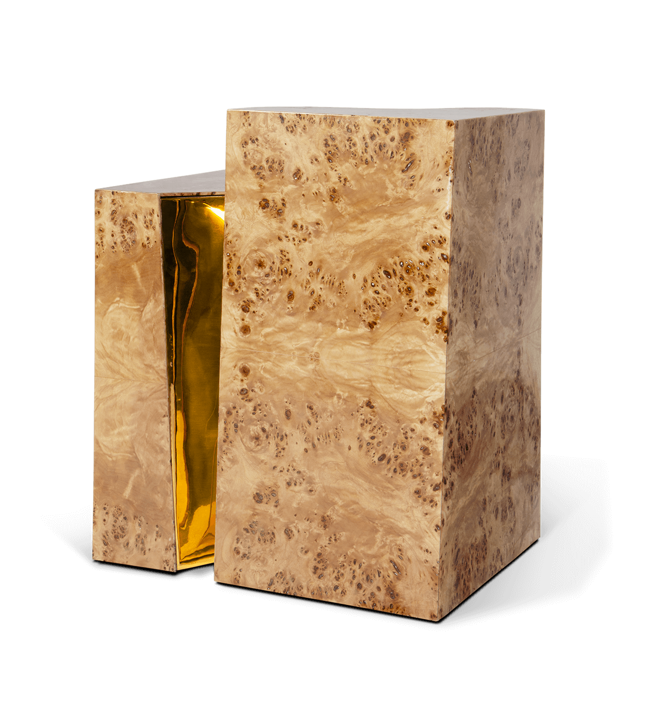 Fissure Poplar‑Beistelltisch