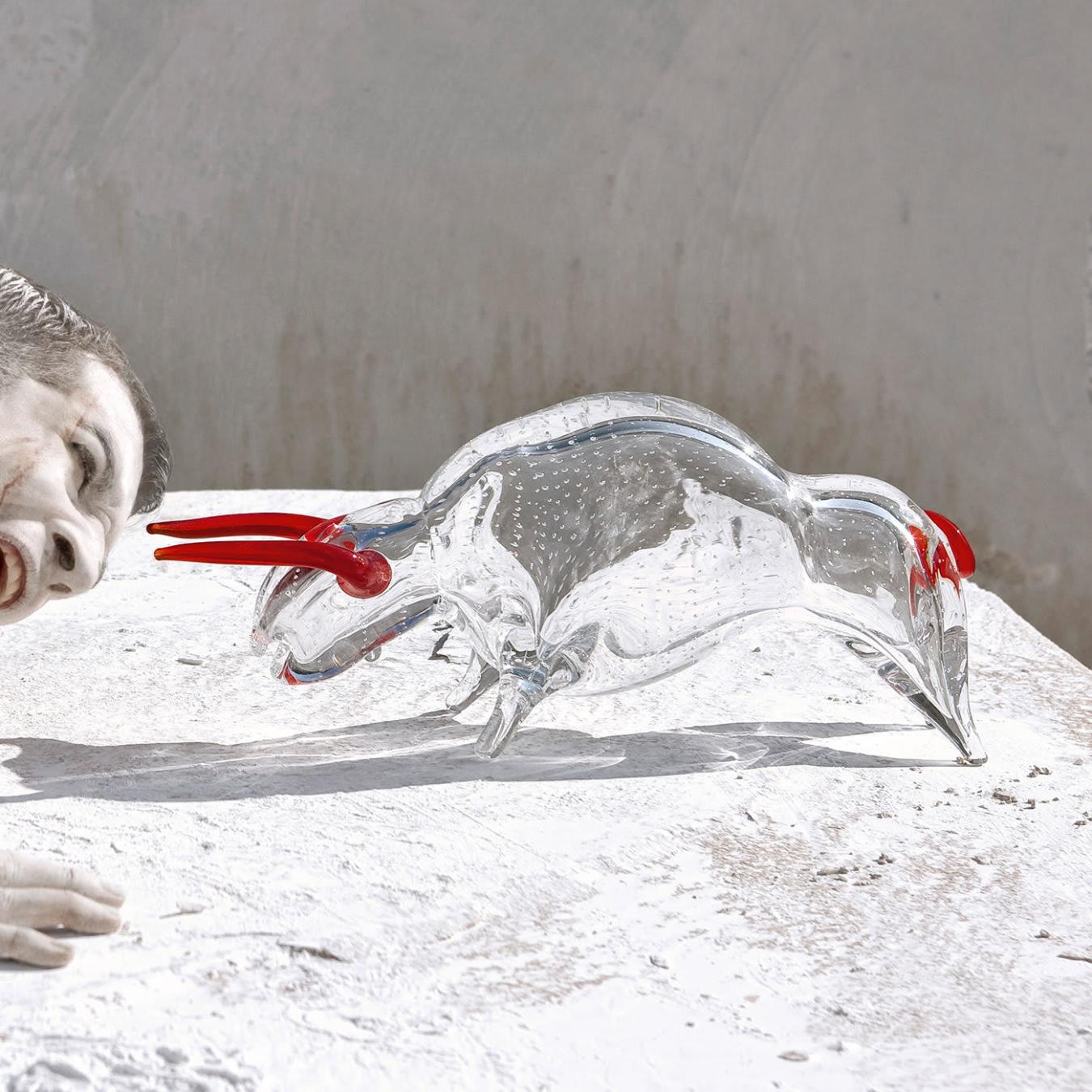 Glasbulle Figur