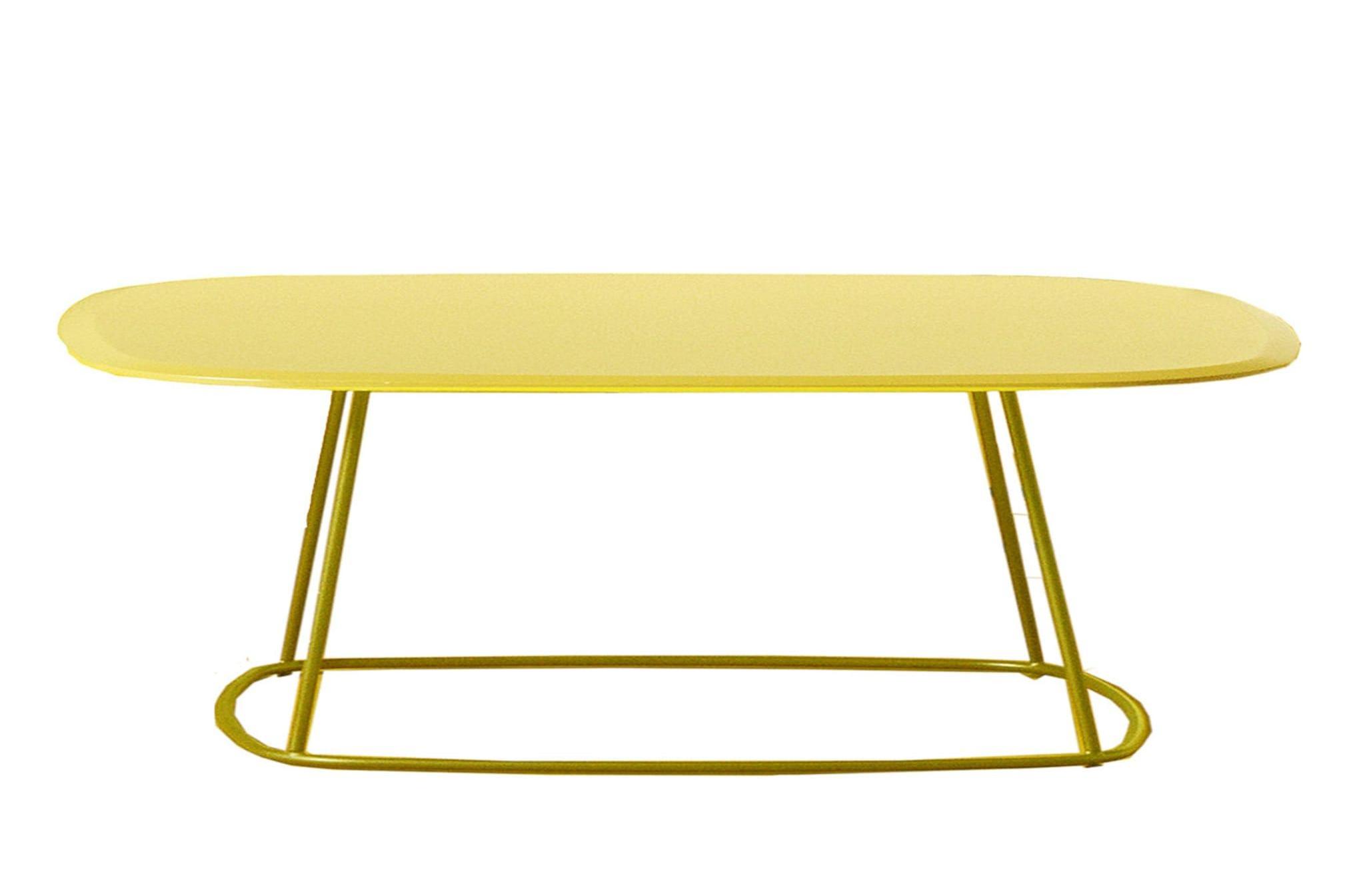 Free‑Style Gelber Couchtisch
