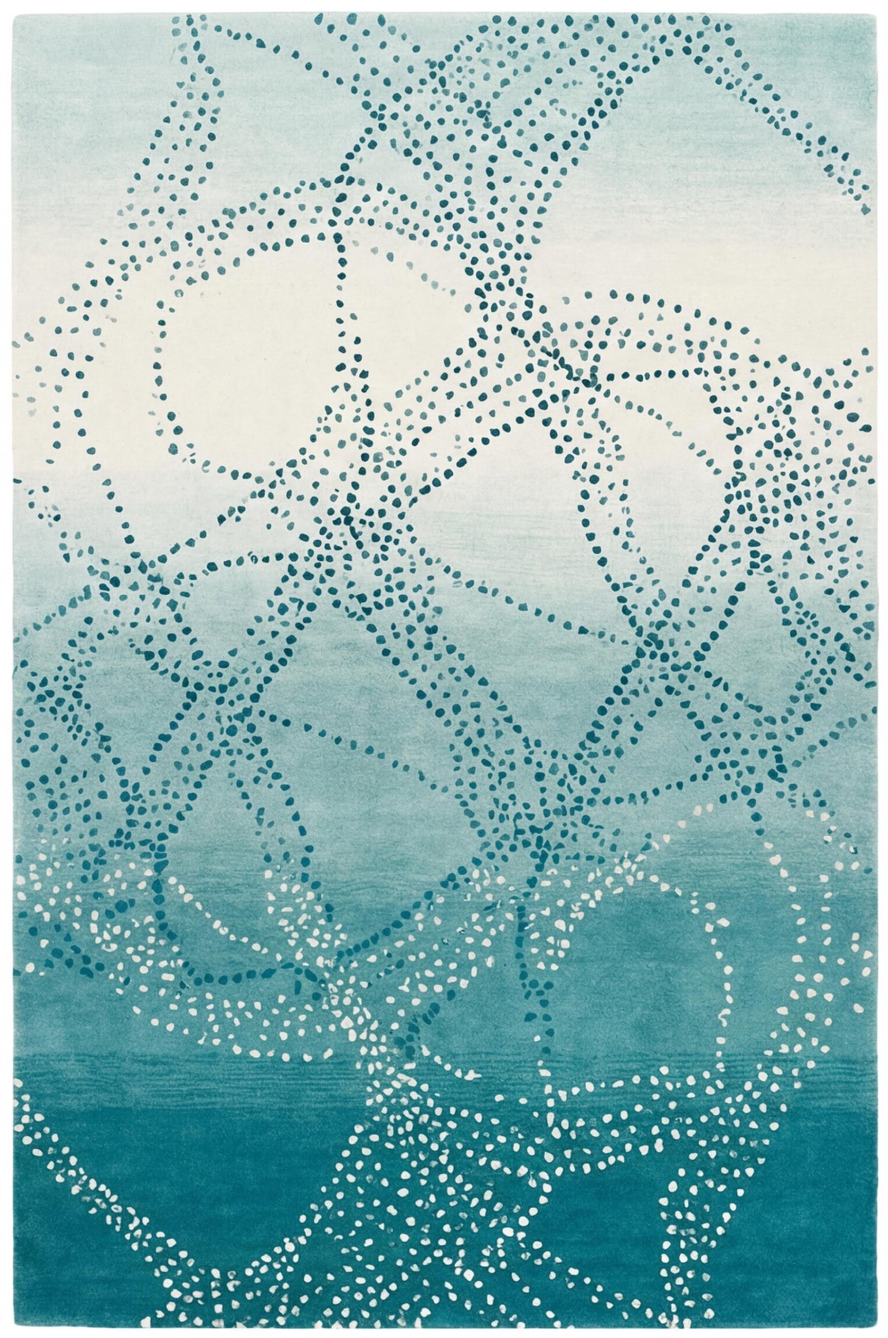 Ocean Web Teal Teppich