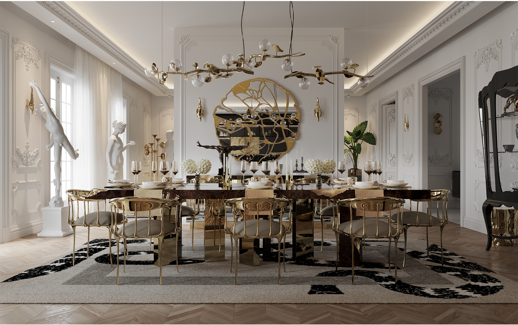 Athena Patina‑Pendelleuchte