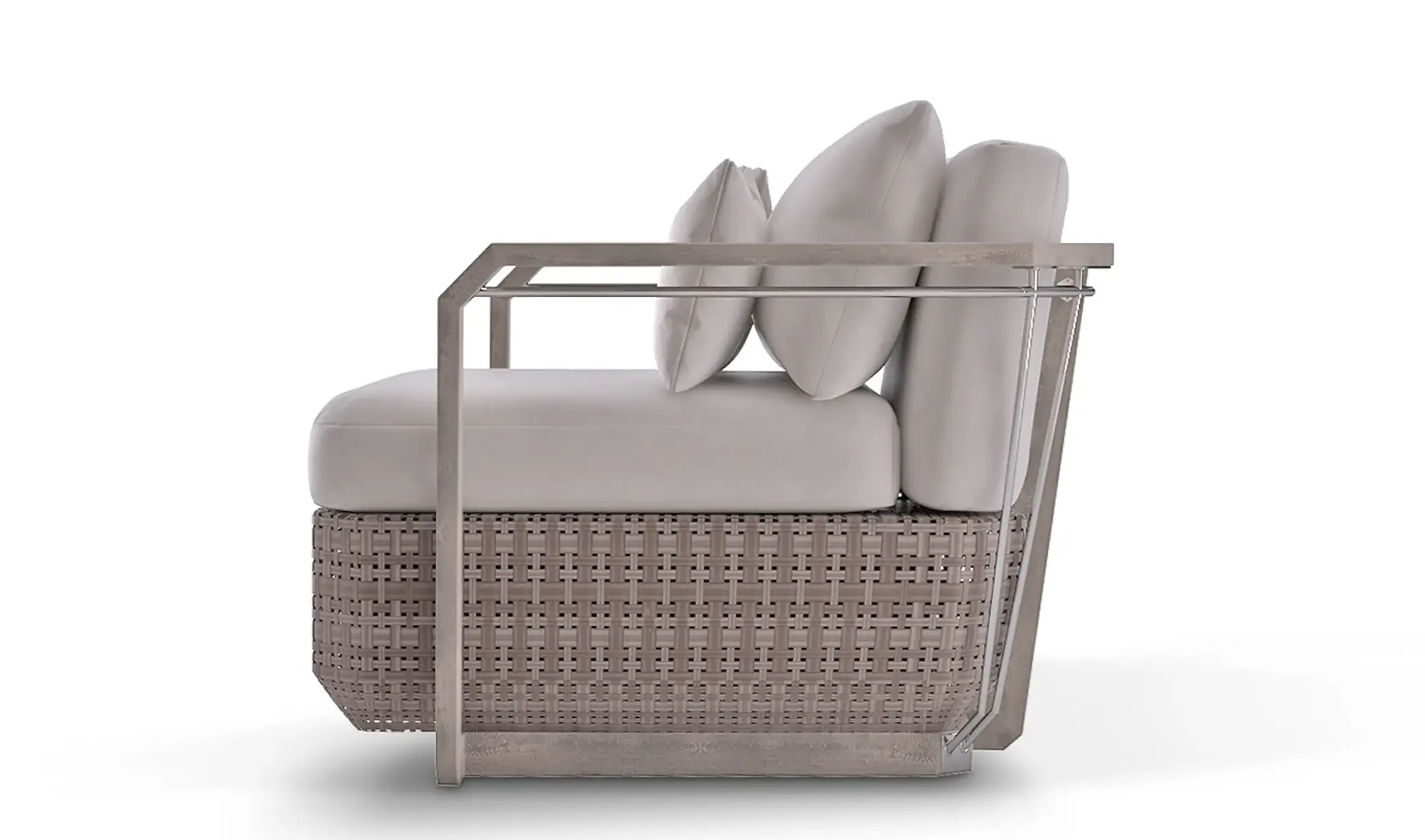 Heritage Holz‑Zweisitzer‑Sofa