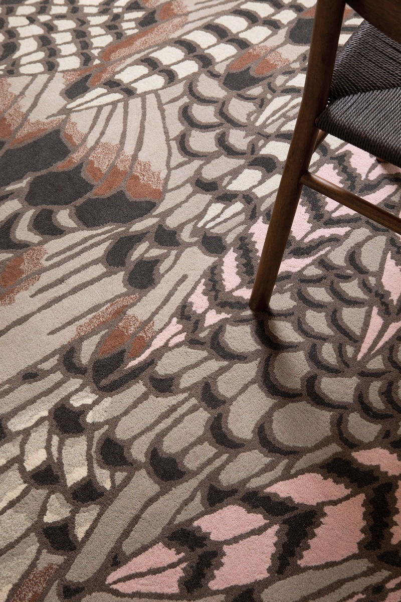 Feathers Natural 162404 Teppich | Größe: 250 x 350 cm