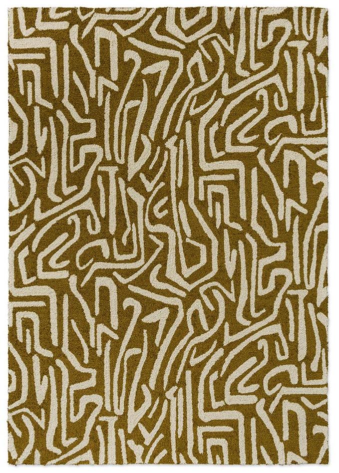 Melodic Ochre/Gold Outdoor-Teppich | Größe: 140 x 200 cm