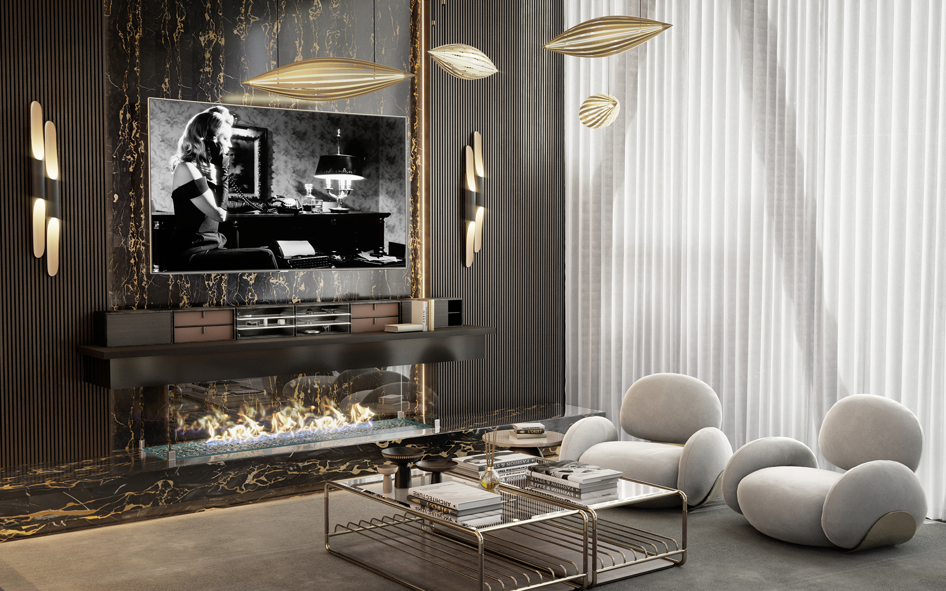 Deep‑Tone 2 Wandleuchte - 1