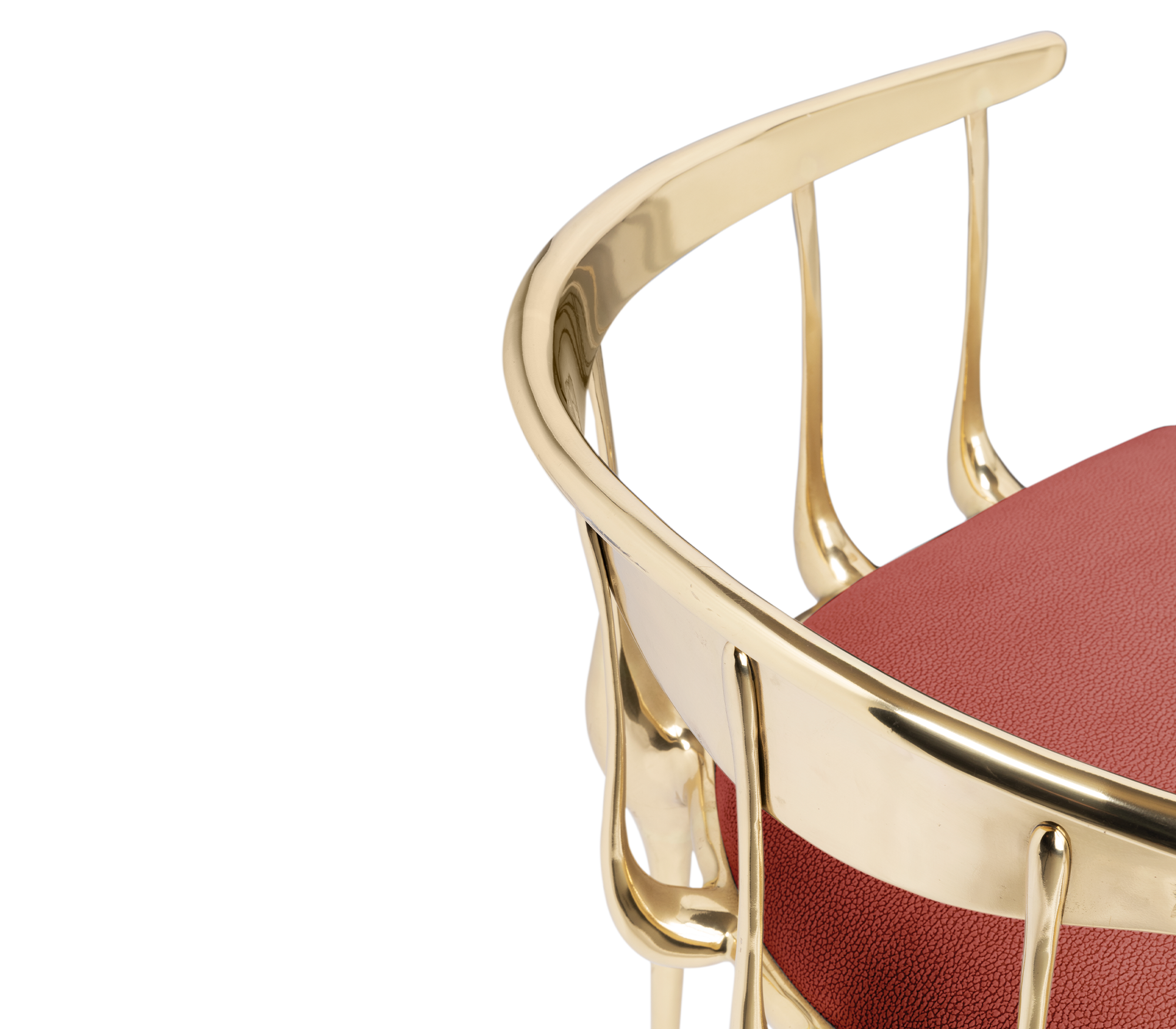 Burgundy Luxe Stuhl