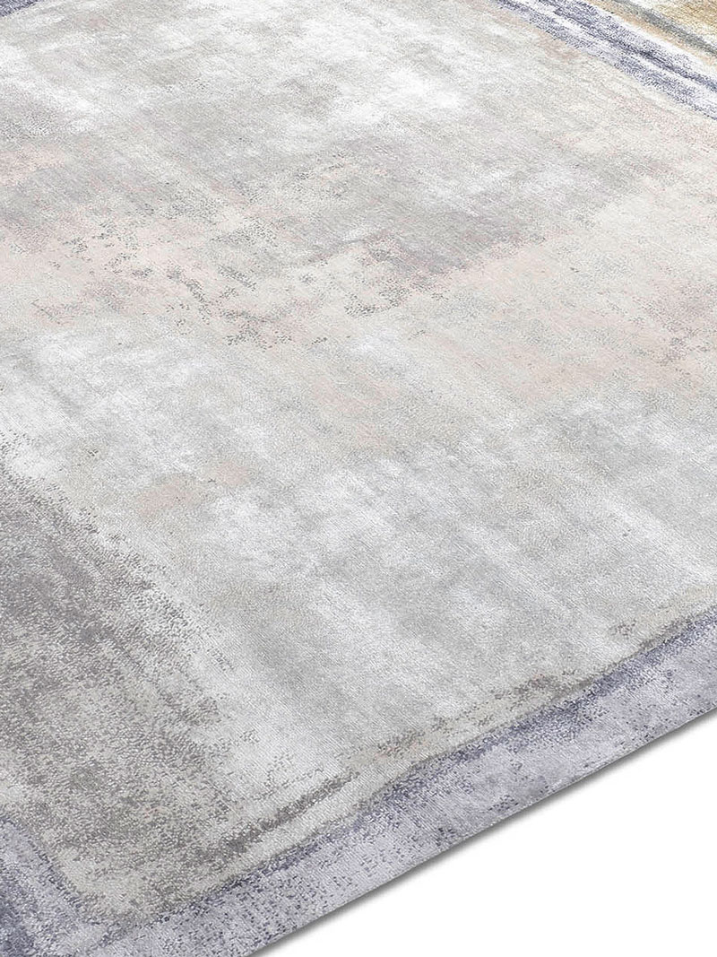 Sand Mix auf Grau Teppich