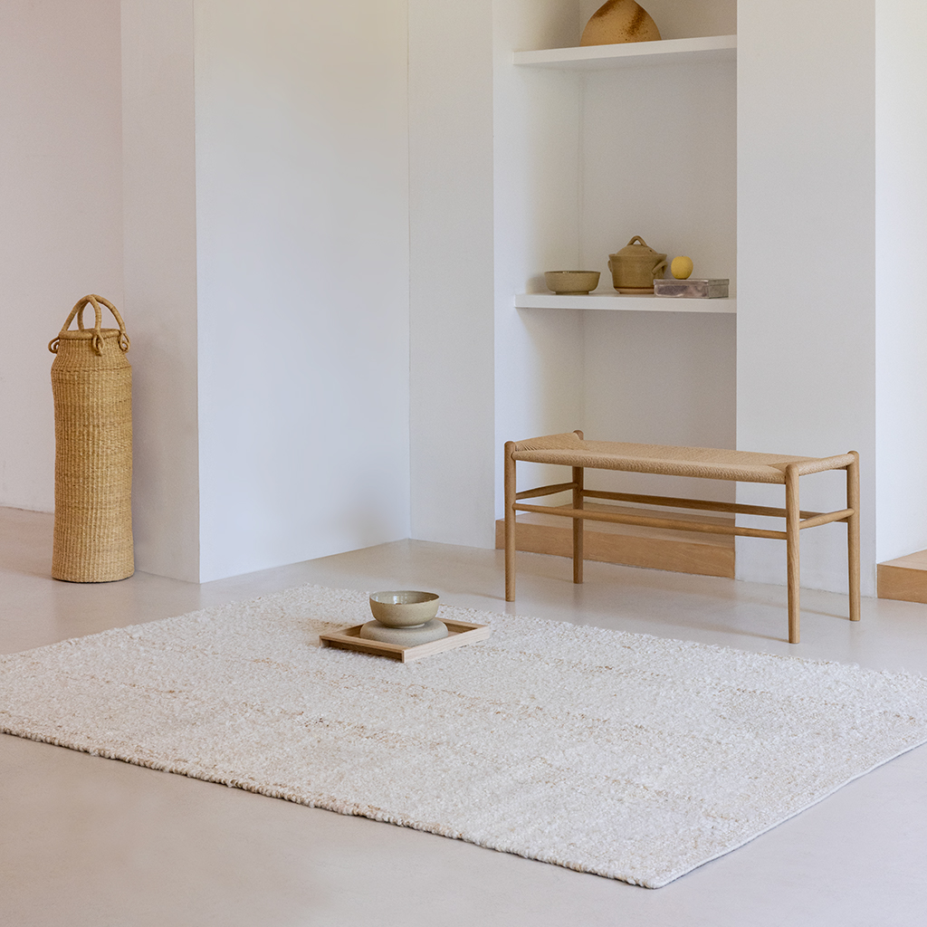 Craft Fundament Wool White Teppich | Größe: 160 x 230 cm