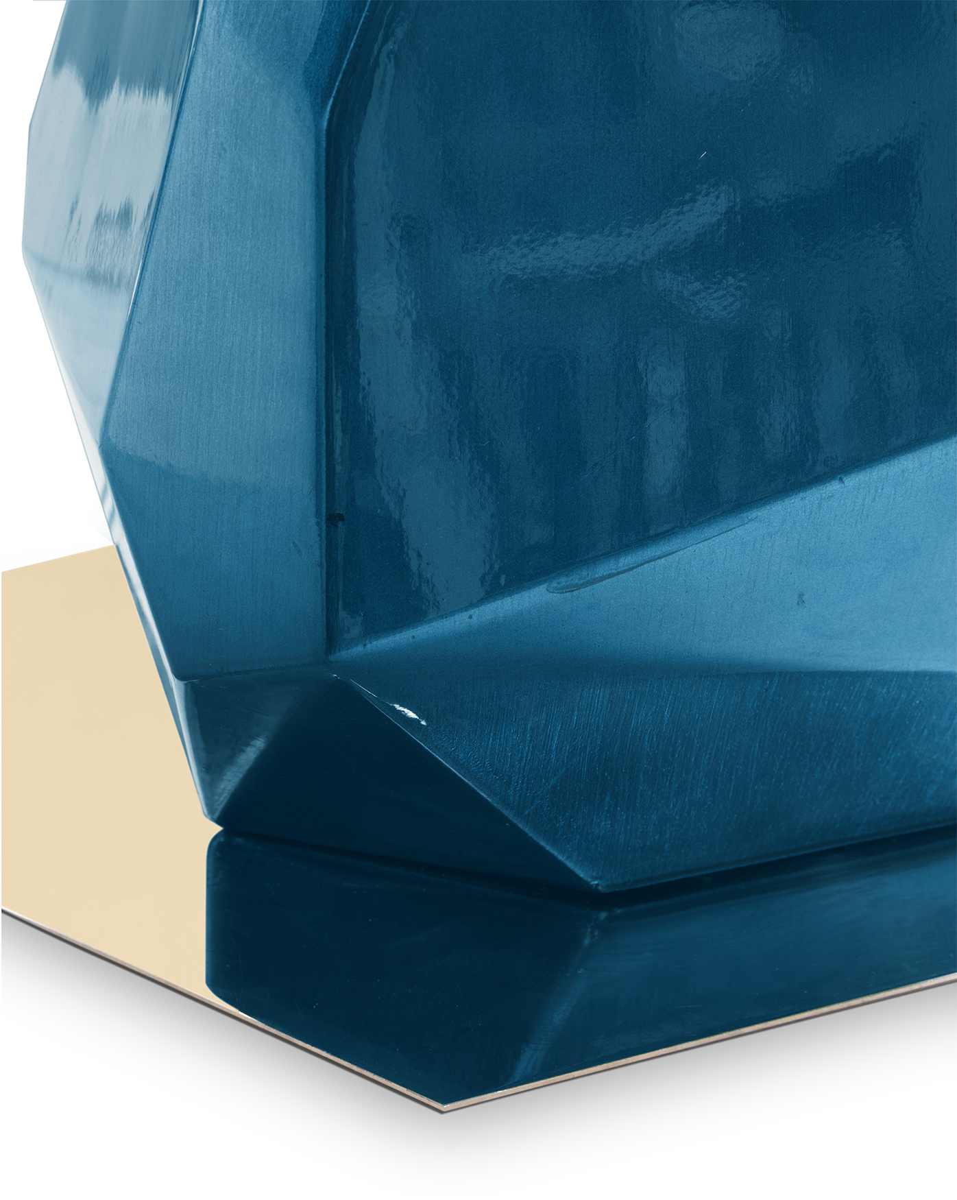 Essence Kleine blaue Tischlampe