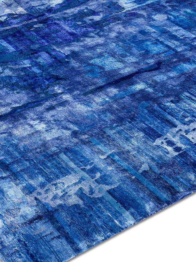 Ice ECO auf Electric Blue Teppich | Größe: 365 x 457 cm